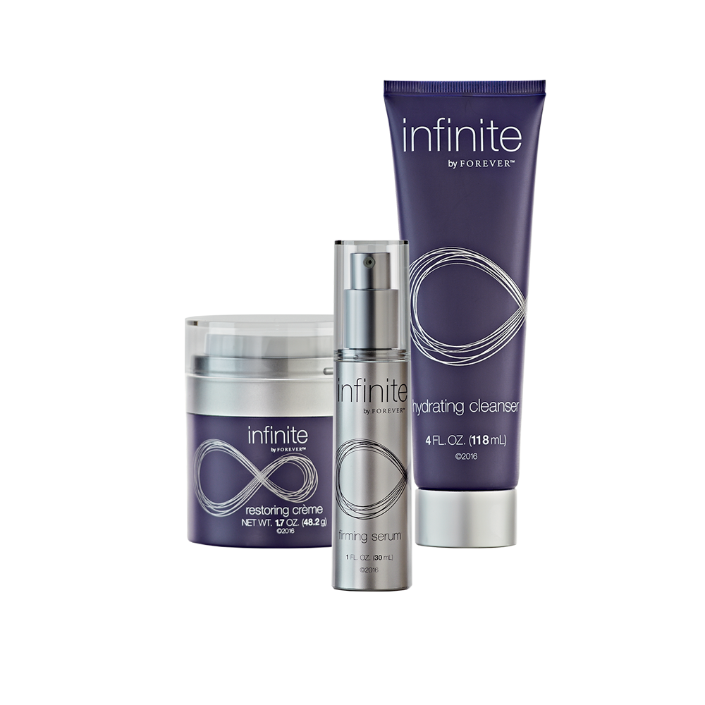 infinite by forever restoring creme serum hydrating cleanser