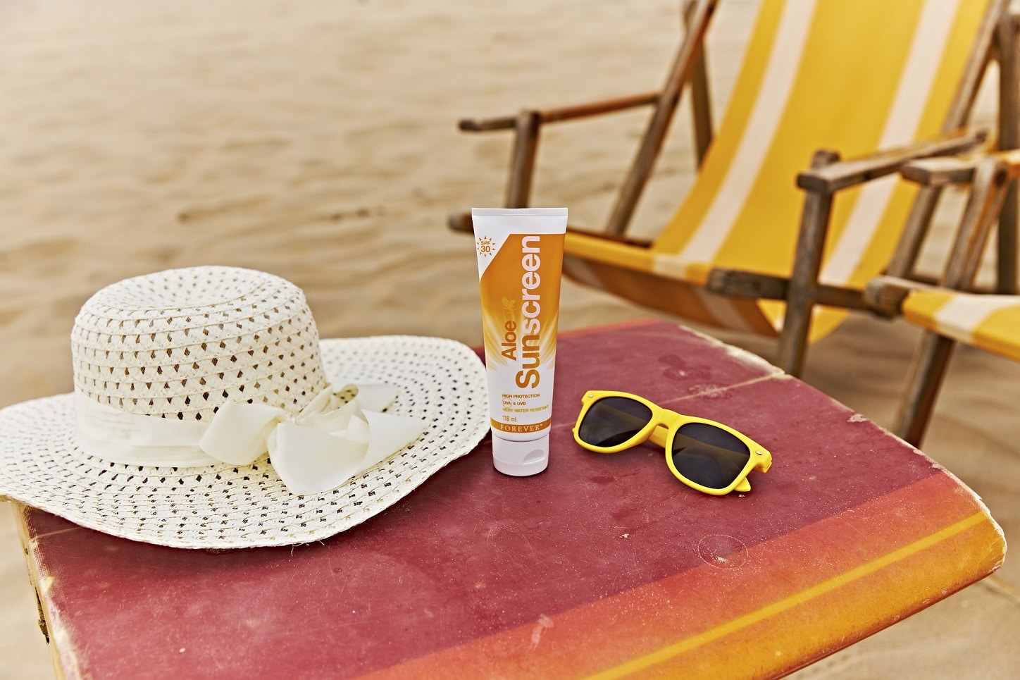 Aloe Sunscreen da mettere in valigia